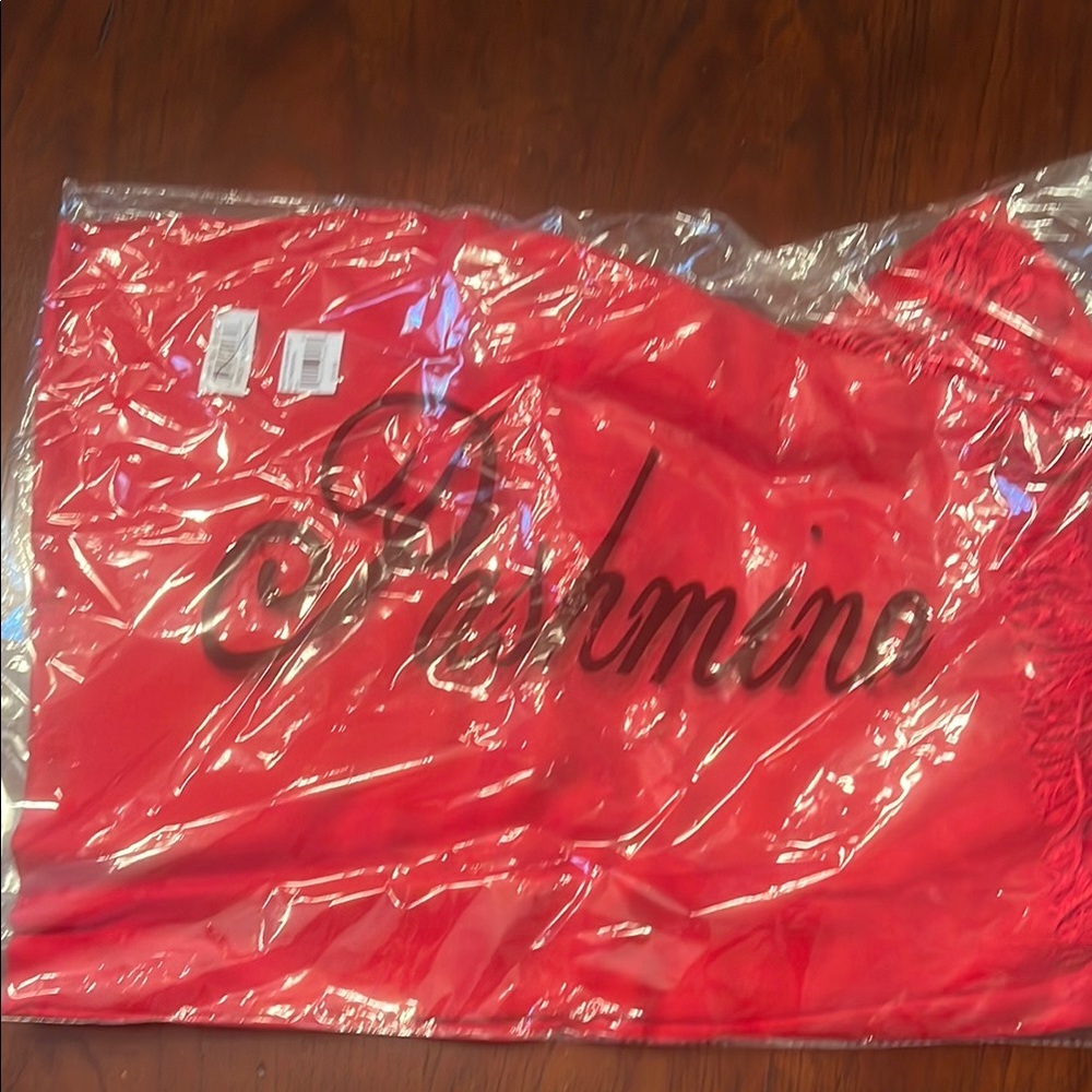 Pashmina Red Scarf